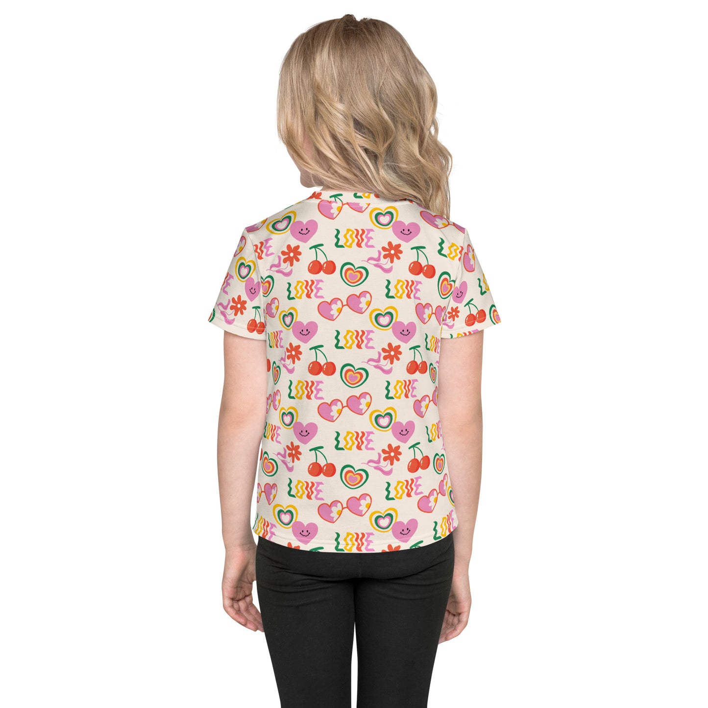 Camiseta niña Groovy Vibes Love