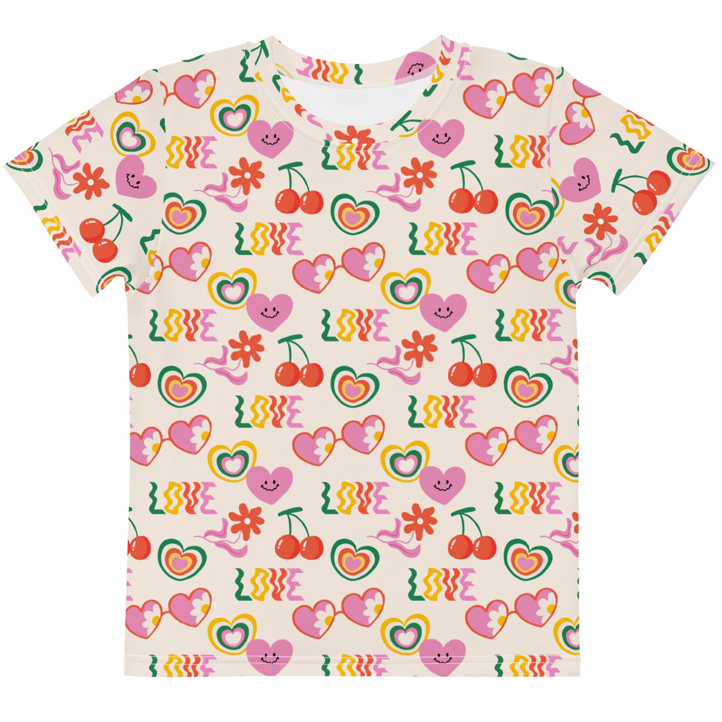 Camiseta niña Groovy Vibes Love