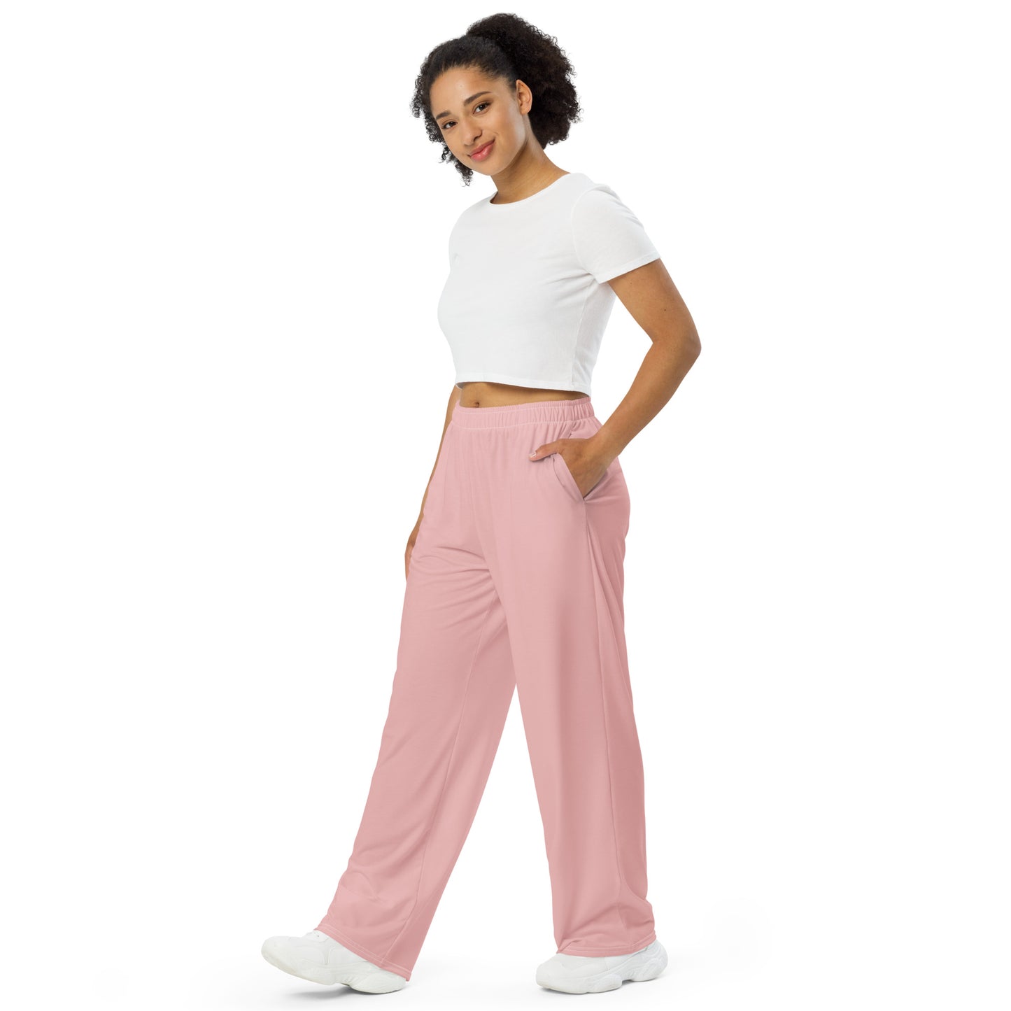 Pantalón ancho Pale Pink