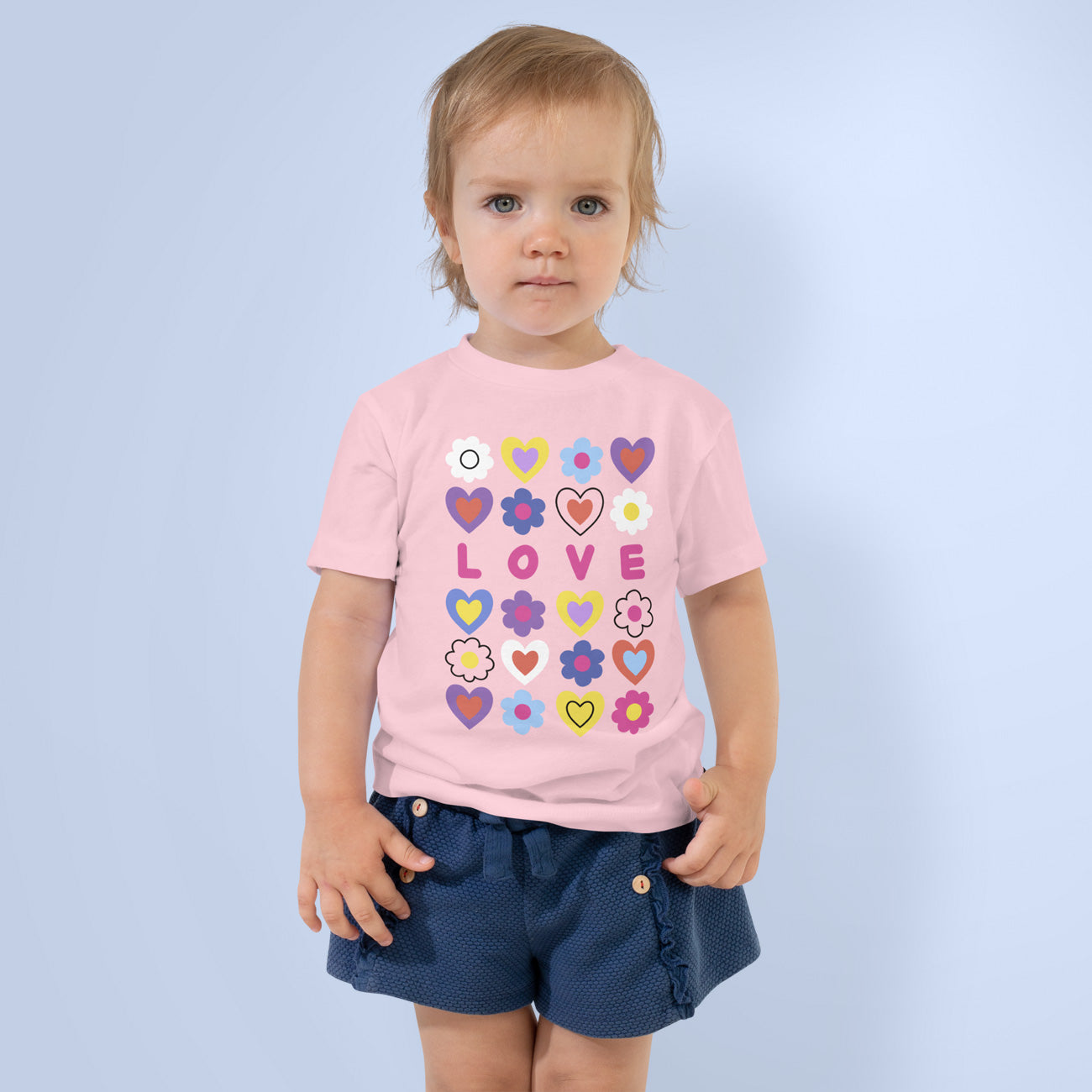 Camiseta de manga corta para niña Love