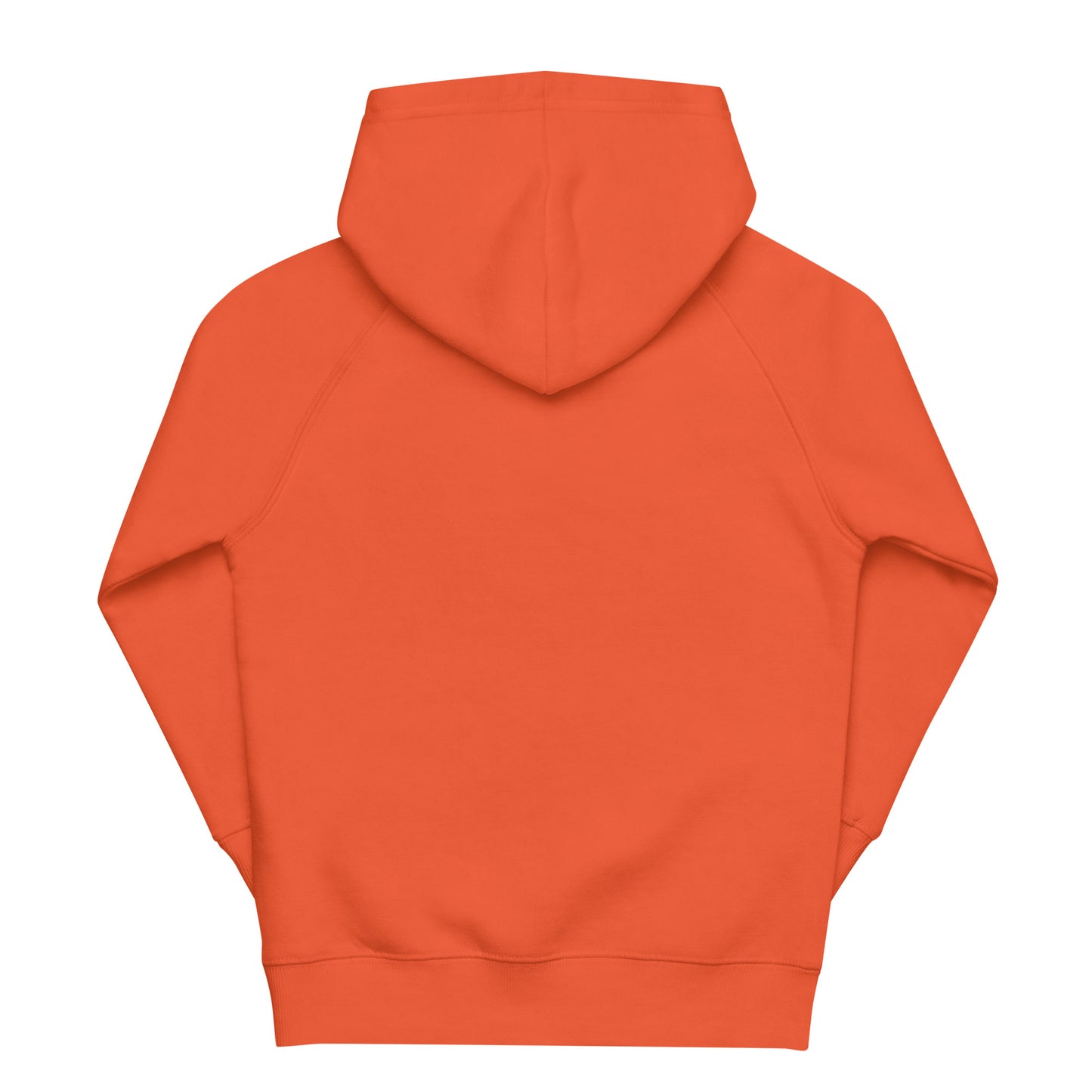 Sudadera naranja con capucha eco niña Good Vibes Only