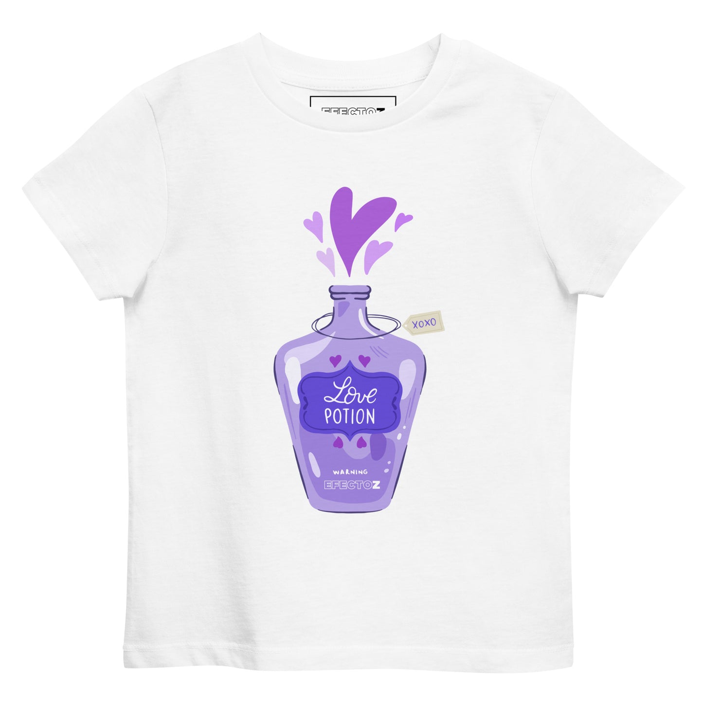 Camiseta algodón orgánico niña Love Potion