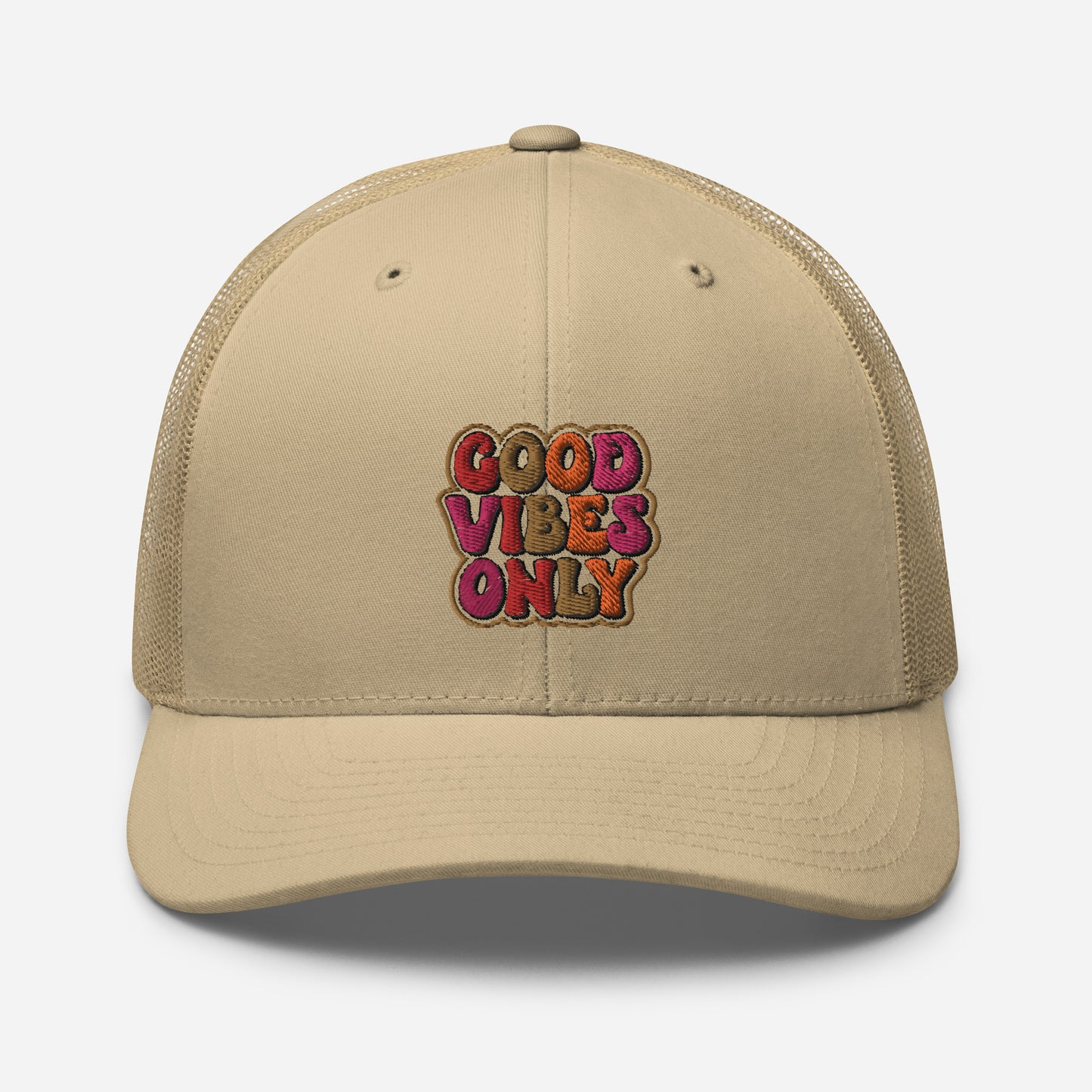 Gorra tipo trucker Good Vibes Only