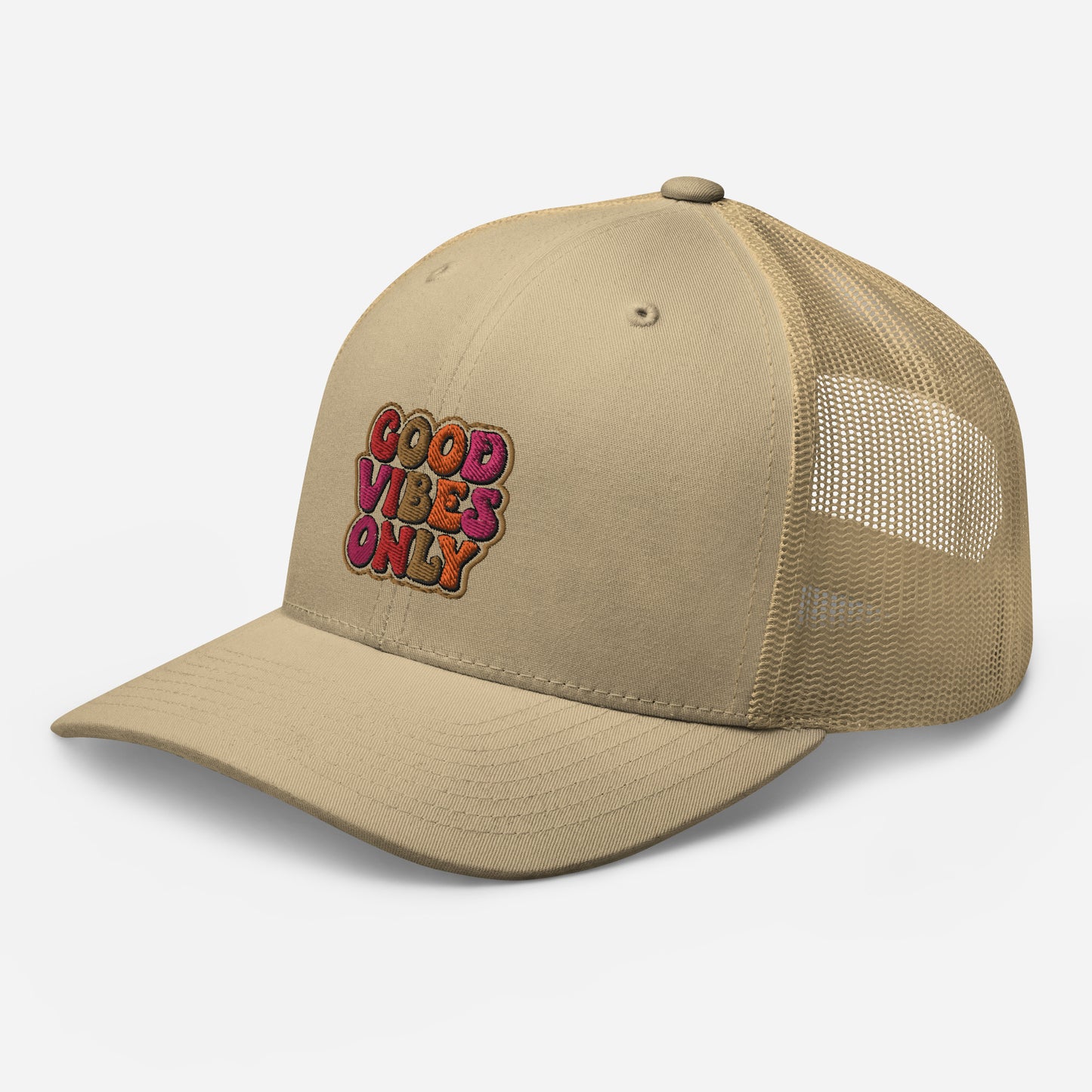 Gorra tipo trucker Good Vibes Only