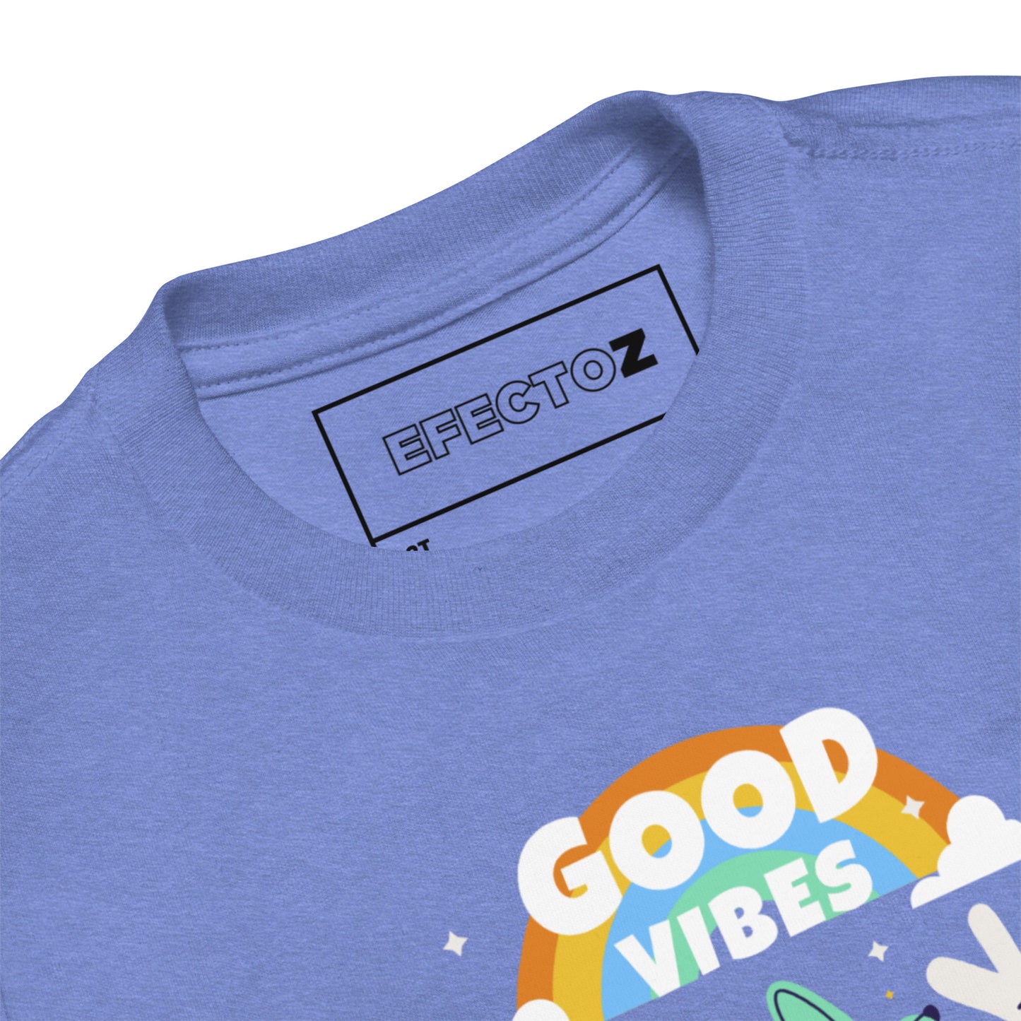 Camiseta de manga corta para niña Good Vibes Pizza