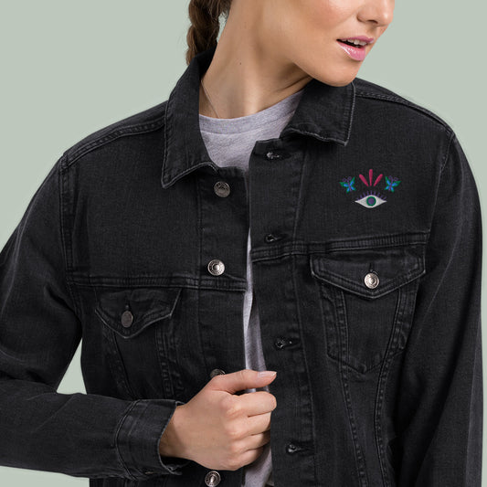 Chaqueta denim Good Vibes Only