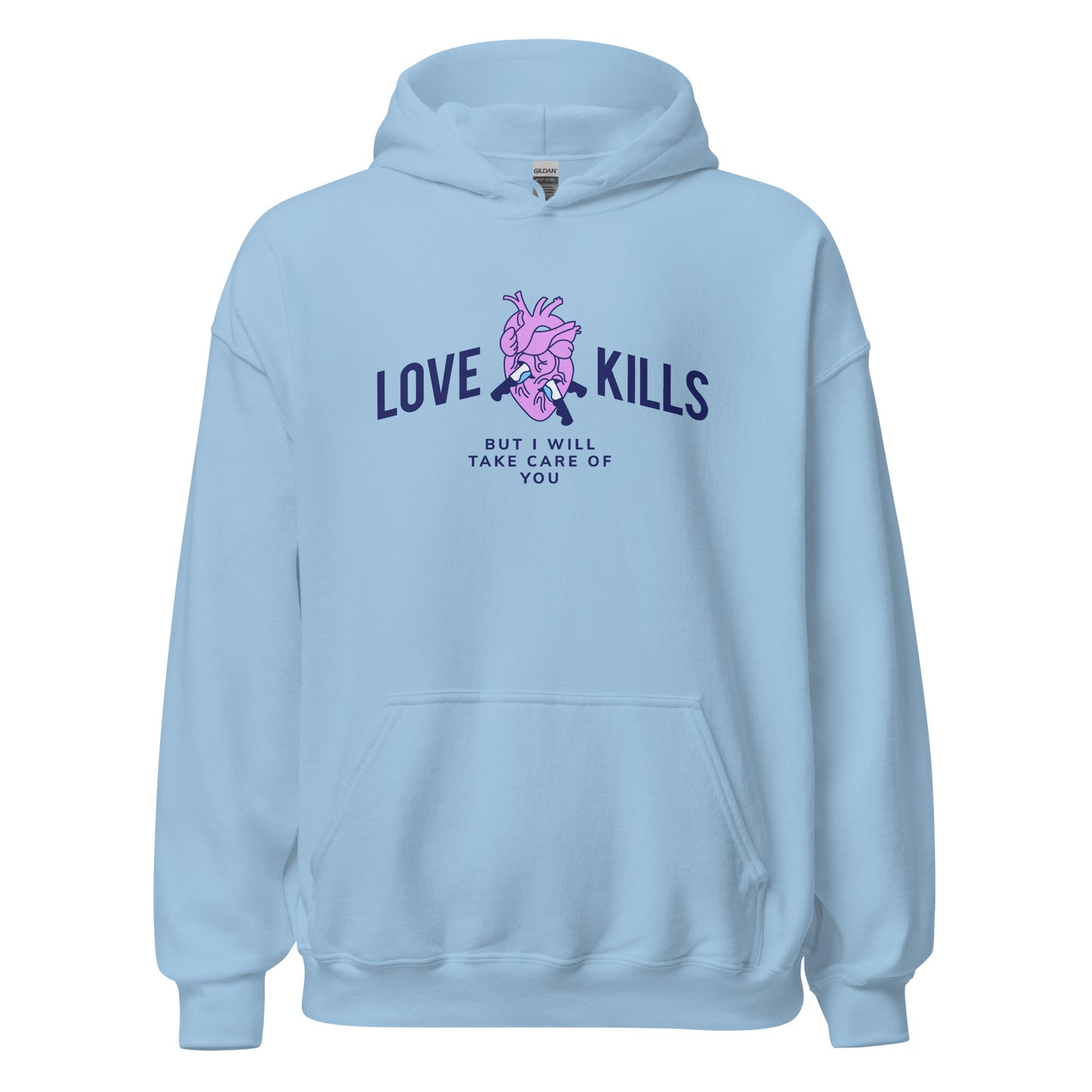 Sudadera con capucha Love Kills